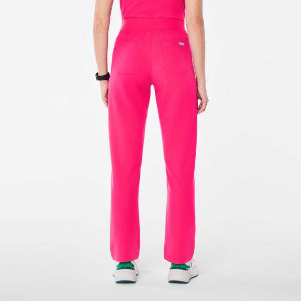 Women's Shocking Pink Livingston High-RiseStraight-Leg Scrub Pant™