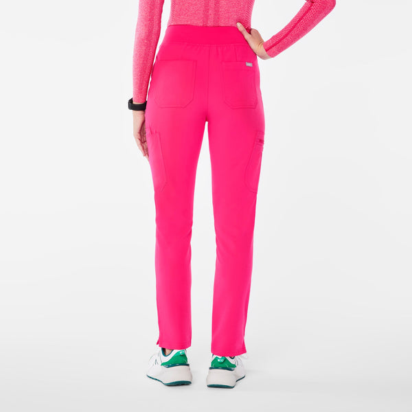 Women's Shocking Pink Yola High-Rise Slim  Petite  Scrub Pant™