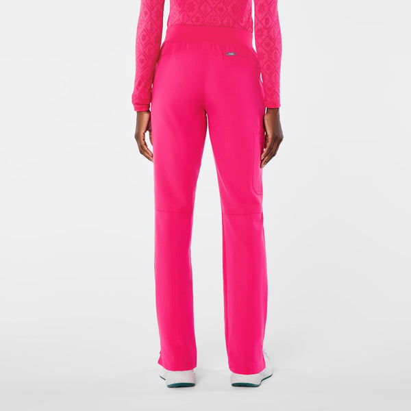 Women's Shocking Pink Kade Straight-Leg Scrub Pant™