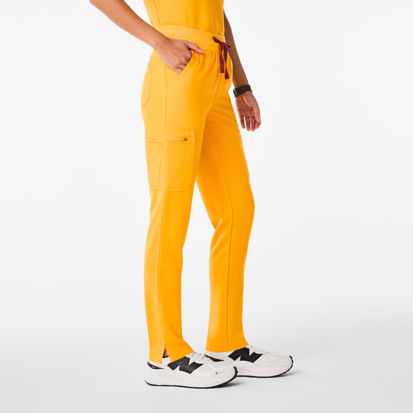 Women's Emergency Yellow Yola High-Rise Slim  Petite  Scrub Pant™