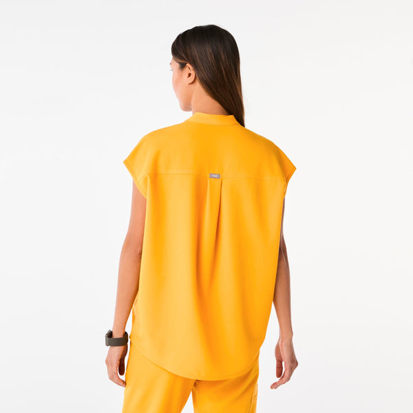 Women's Emergency Yellow Rafaela Oversized Scrub Top™