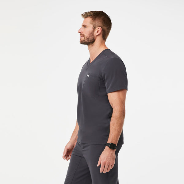 Men's Charcoal Leon -  Scrub Top™