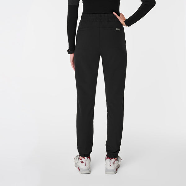 Women's Black Indestructible Slim Jogger Petite Scrub Pant