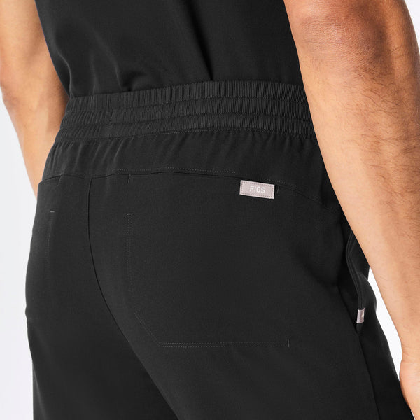 Men's Black Sanford Short Slim Tapered - Scrub Pant