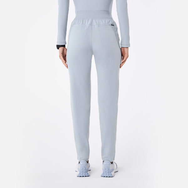 Women's Dusty Blue Bristol High-Rise - Petite Slim Tapered Scrub Pant