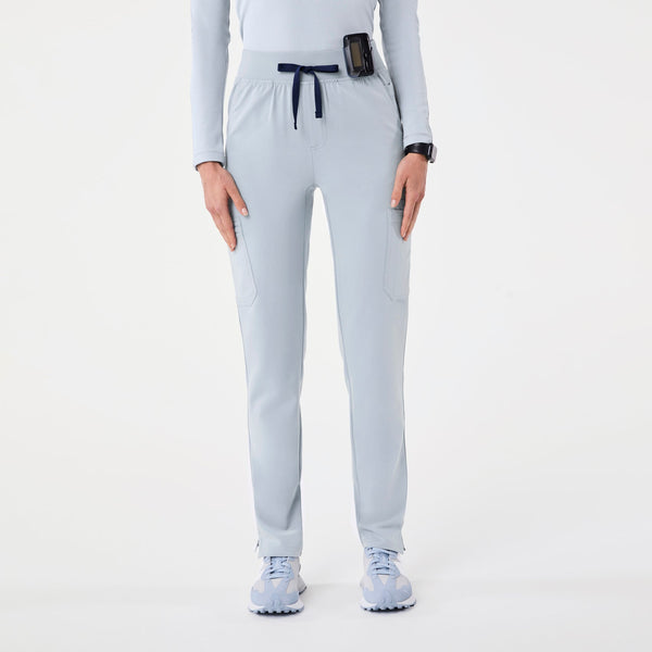 Women's Dusty Blue Yola High-Rise Slim  - Petite  Scrub Pant™