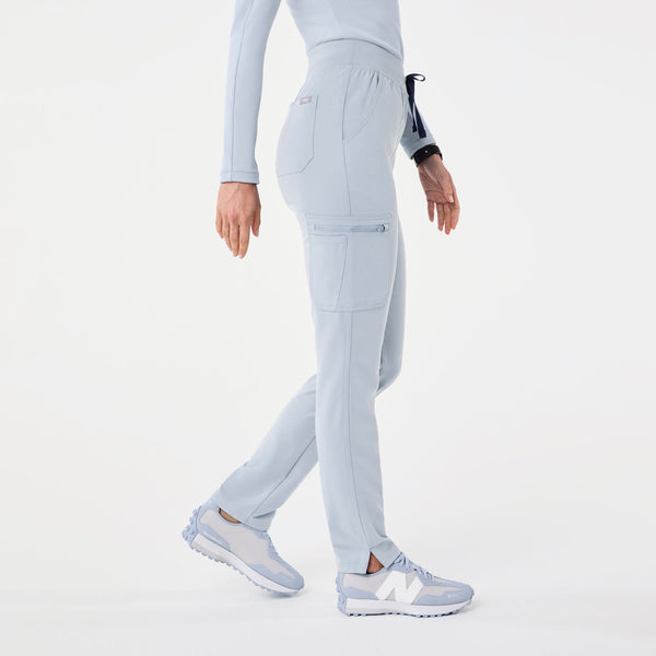 Women's Dusty Blue Yola High-Rise Slim  - Petite  Scrub Pant™