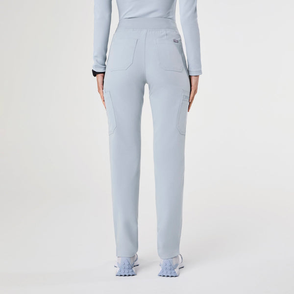 Women's Dusty Blue Yola High-Rise Slim  - Petite  Scrub Pant™