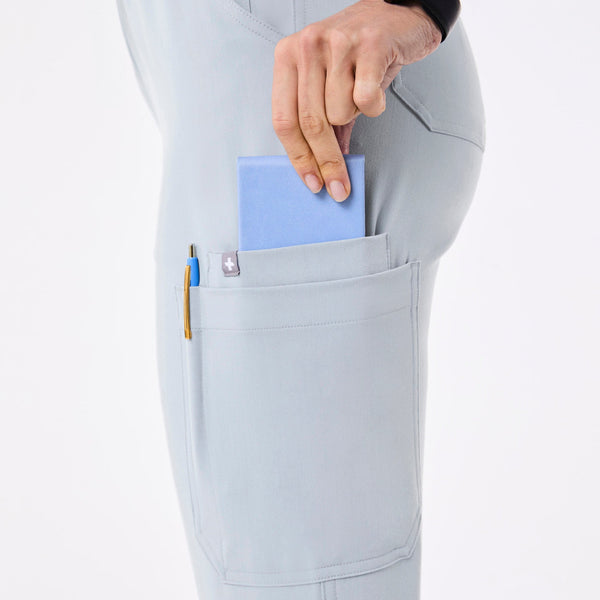 Women's Dusty Blue Yola High-Rise Slim  - Petite  Scrub Pant™