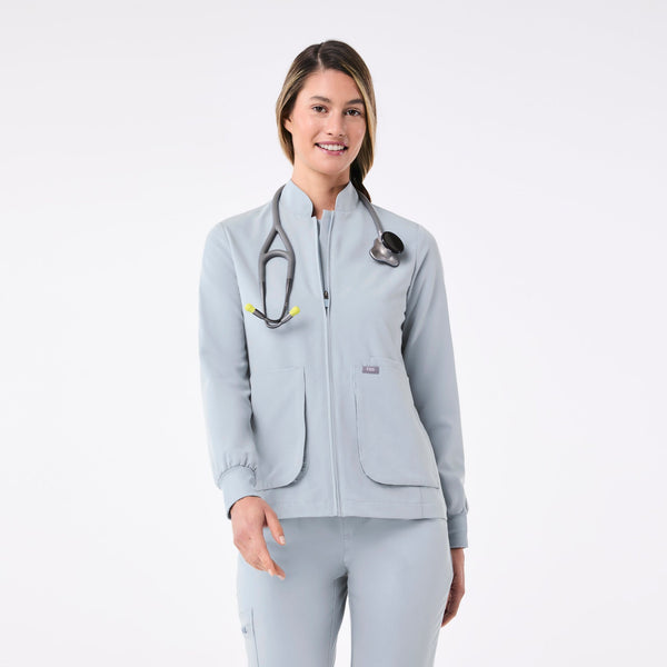 Women's Dusty Blue Sebina - Scrub Jacket