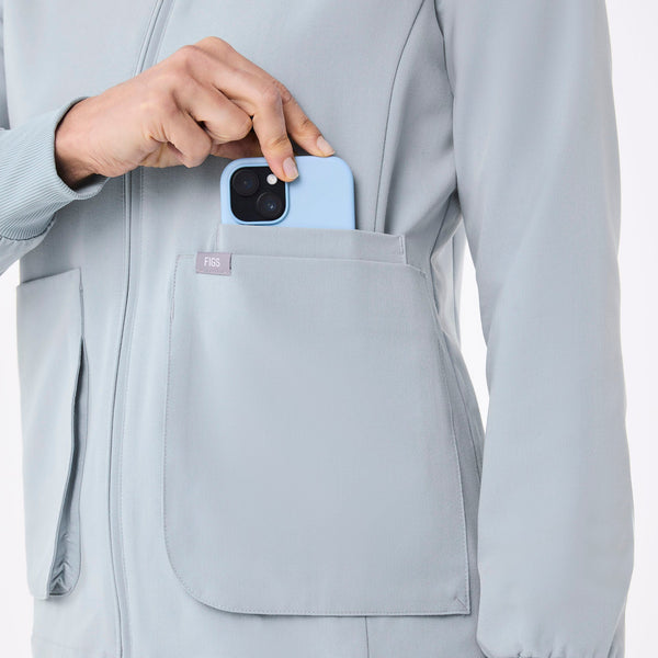 Women's Dusty Blue Sebina - Scrub Jacket