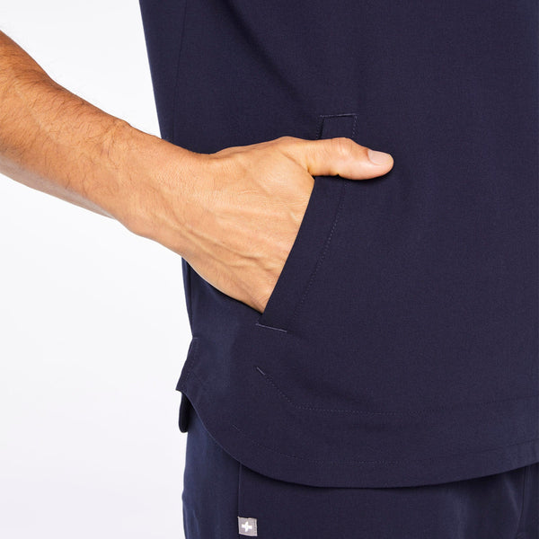 Men's Navy Colmar Crewneck - Scrub Top