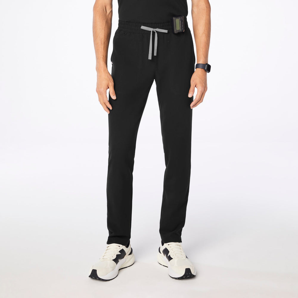Men's Black Sanford Slim Tapered - Scrub Pant