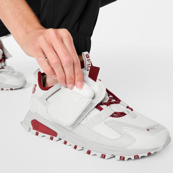 Unisex Silver Arrows/Paramedic Red FIGS | New Balance X-Racer Utility