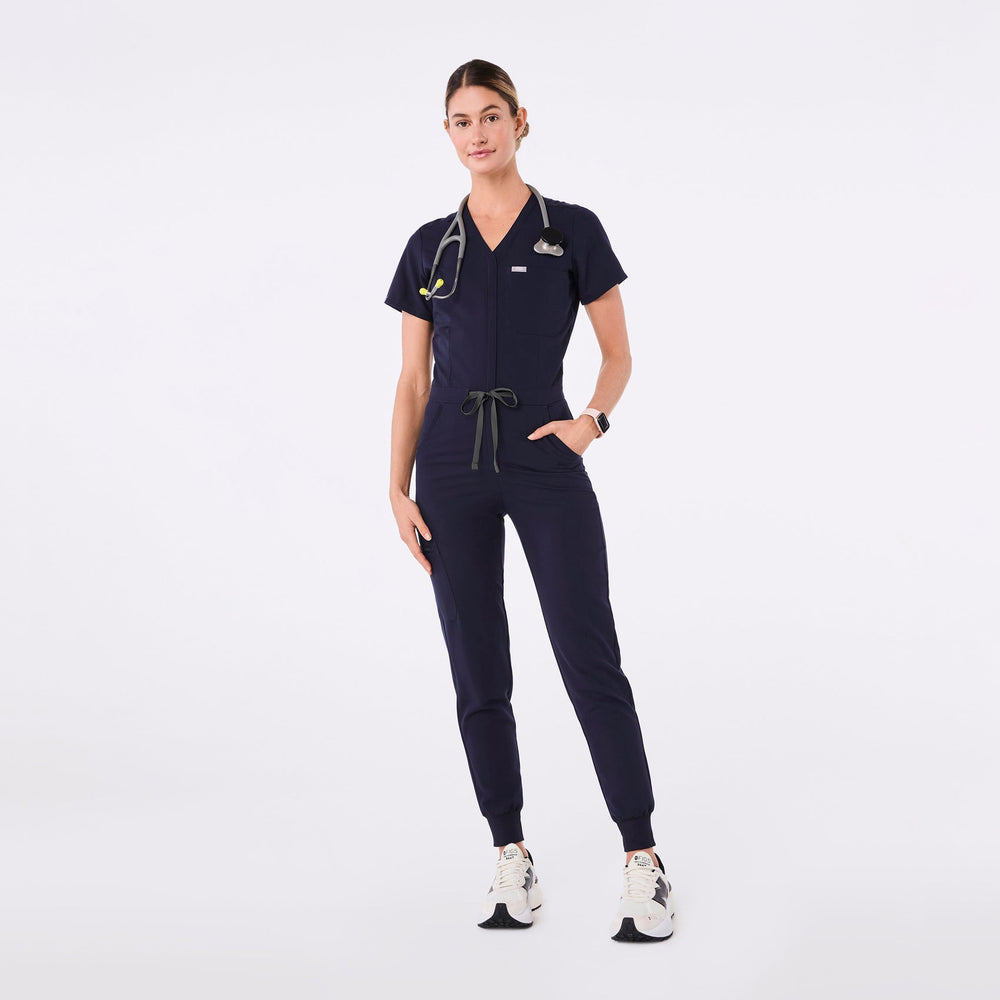 Women's Navy Catarina - Jogger ScrubJumpsuit™