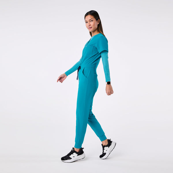 Women's Teal Catarina - Jogger ScrubJumpsuit™