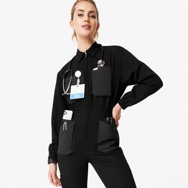 Women's Black Chennai Jumpsuit