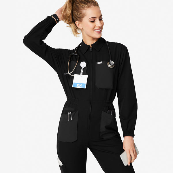 Women's Black Chennai Jumpsuit