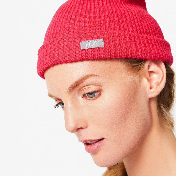 Hot Pink U Beanie