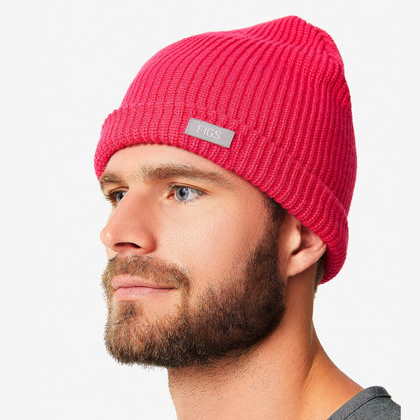 Hot Pink U Beanie
