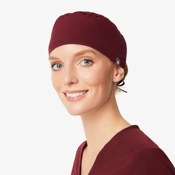 Burgundy Modern Classic - Scrub Cap