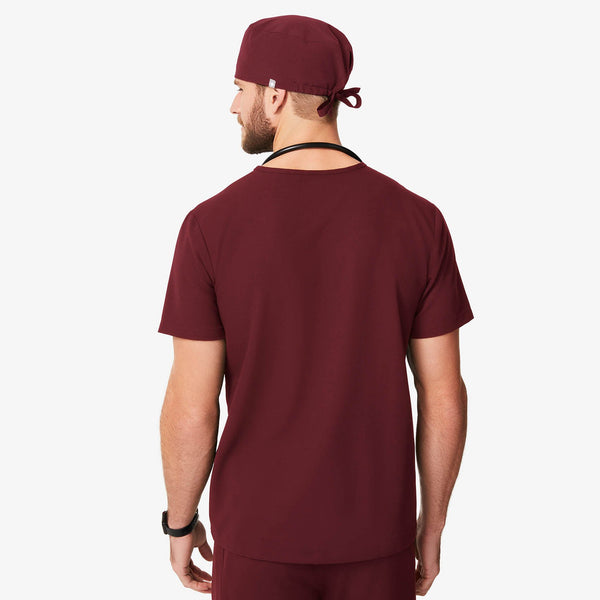Burgundy Modern Classic - Scrub Cap