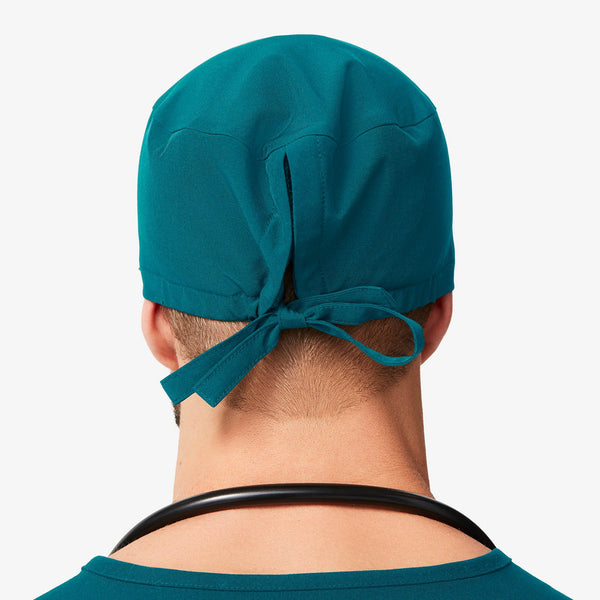 Caribbean Blue Modern Classic - Scrub Cap