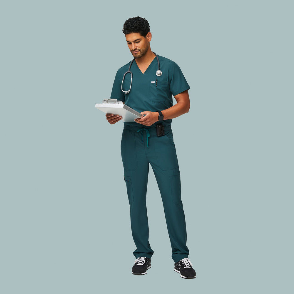 Men's Caribbean Blue FREEx™ Cairo - Straight-Leg Scrub Pant™