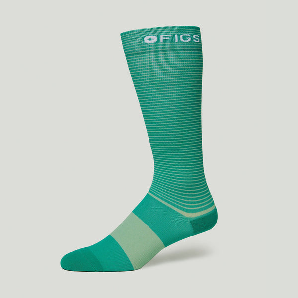 Men's Jade Double Stripe - Compression Socks