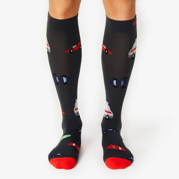 Men's Grey Ambulance - Compression Socks