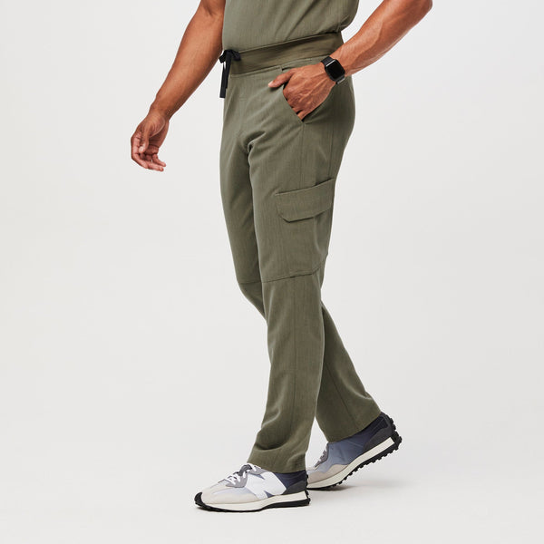 Men's Heather Olive Axim™ - Cargo Utility Scrub Pant