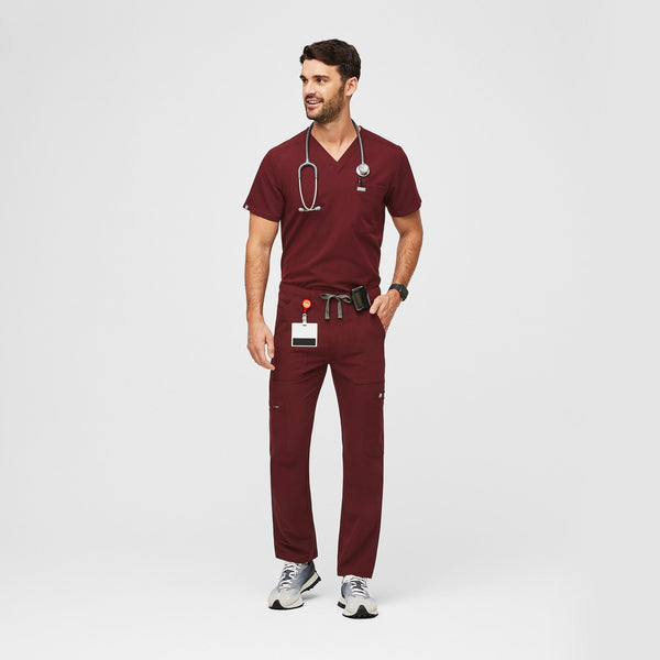 Men's Burgundy Cairo - Short Straight-Leg Scrub Pant™