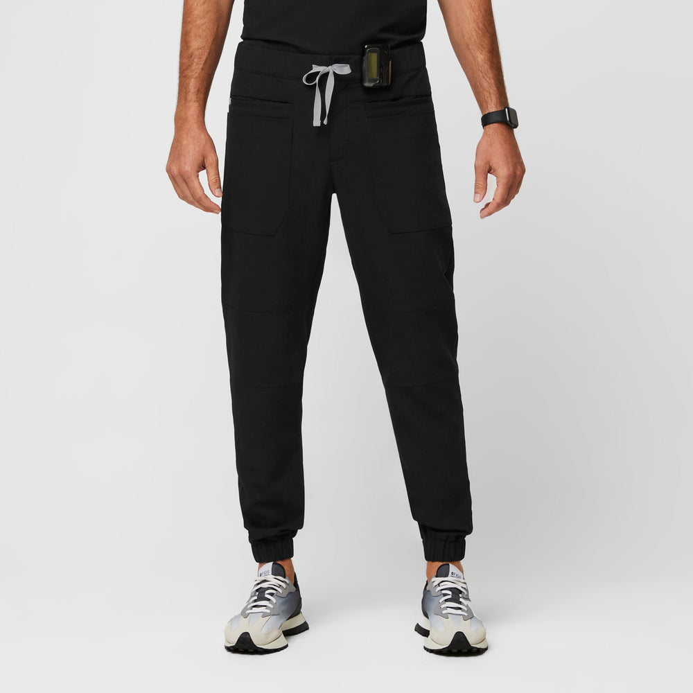 Men's Black Classic Cape - Tall Cargo Jogger Scrub Pant