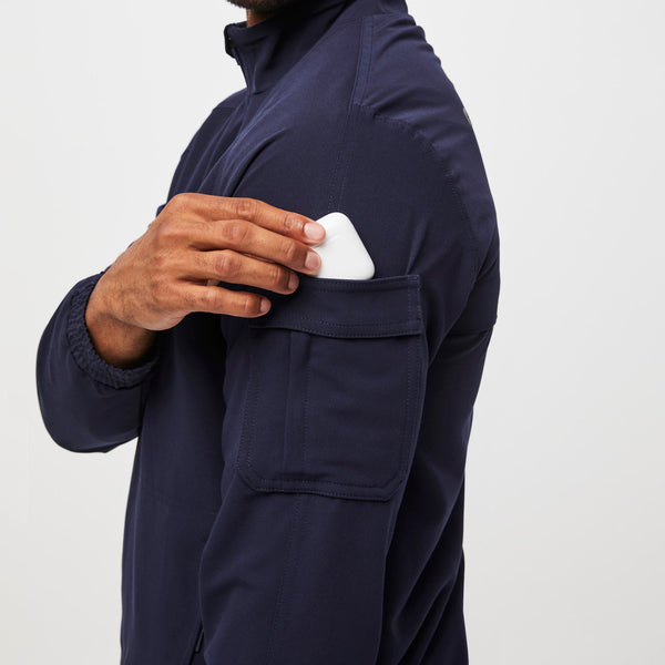 Men's Navy Cobaki Modern Cargo - Scrub Jacket