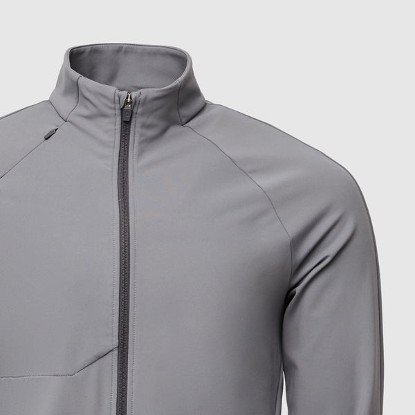 Men's Black ContourKnit Scrub Jacket