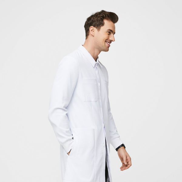 Men's White Bass Dental Lab Coat