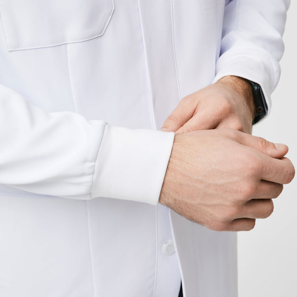 Men's White Bass Dental Lab Coat