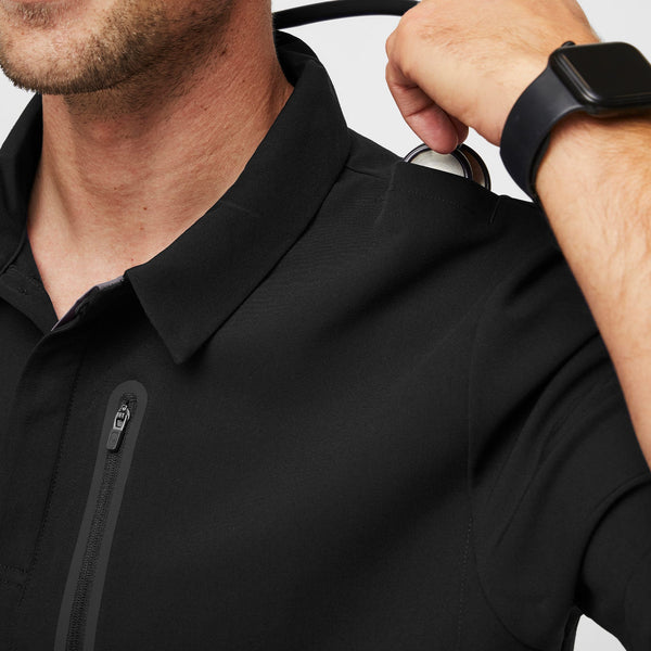 Men's Black Performance Dothan - Classic ScrubPolo™