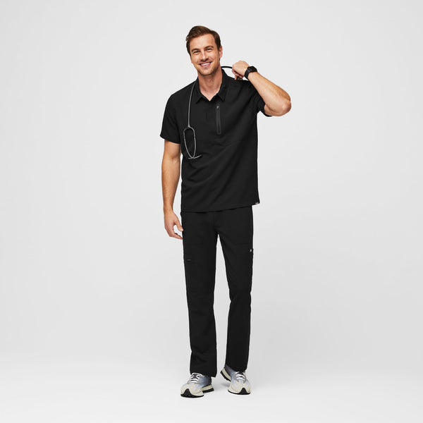 Men's Black Performance Dothan - Classic ScrubPolo™