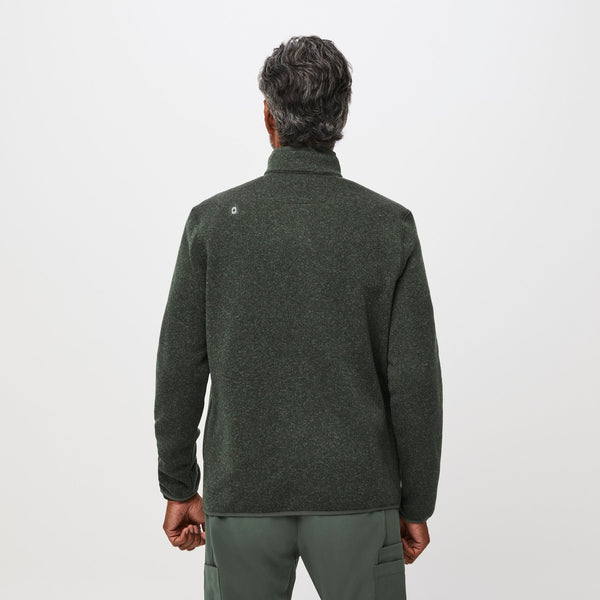Men's Heather Moss On-Shift™ ¼ Zip - Sweater-Knit