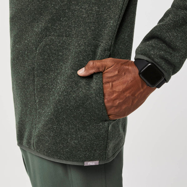 Men's Heather Moss On-Shift™ ¼ Zip - Sweater-Knit