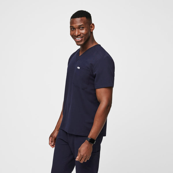 Men's Navy Leon -  Scrub Top™