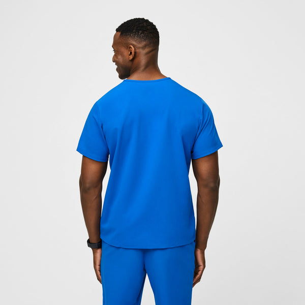 Men's Royal Blue Leon -  Scrub Top™