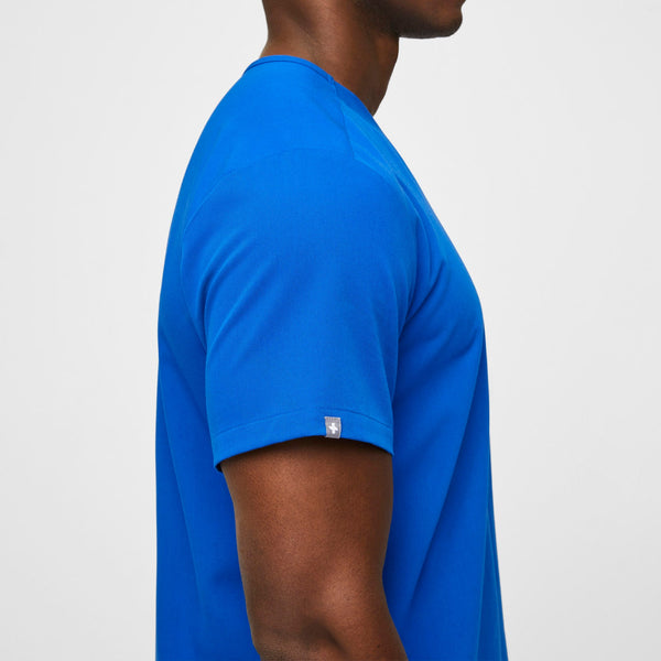 Men's Royal Blue Leon -  Scrub Top™