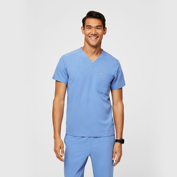 Men's Ceil Blue Leon -  Scrub Top™