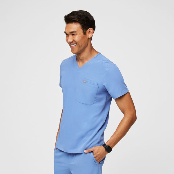 Men's Ceil Blue Leon -  Scrub Top™