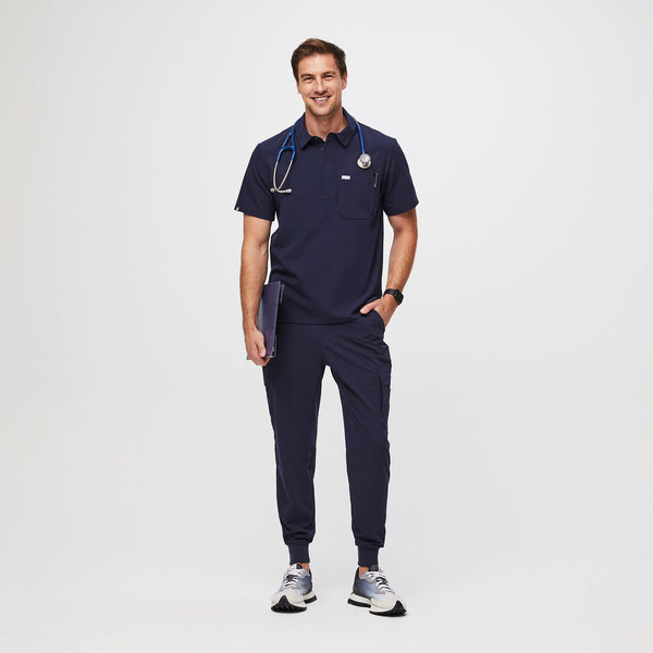 Men's Navy Lima Classic Short-Sleeve - Cargo ScrubPolo™