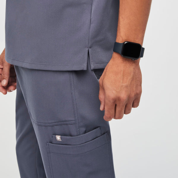 Men's Space Navy Lima - Short-Sleeve ScrubPolo™