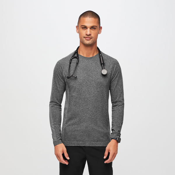 Men's Graphite Makato Seamless - Long-Sleeve Underscrub