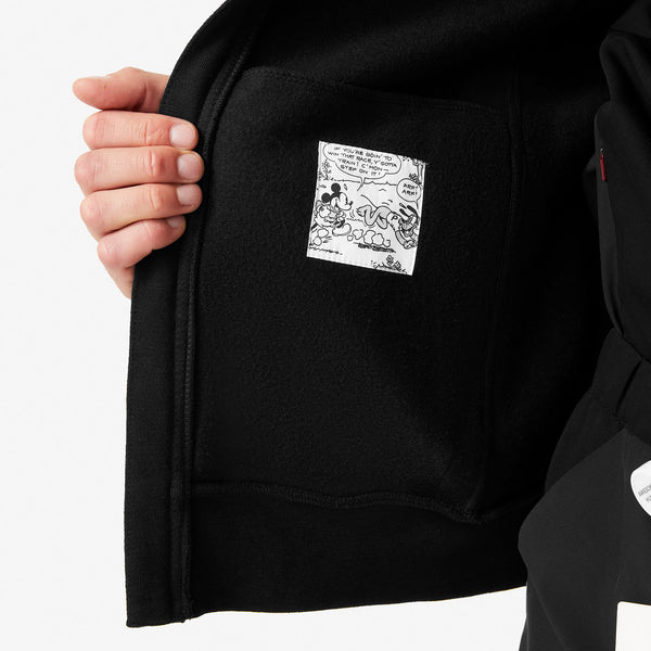 Men's Black Mickey Mouse Oh Boy Hoodie